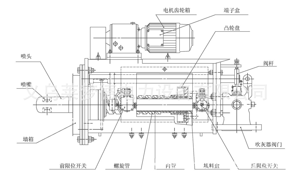 厂家直销莱梦德炉膛吹灰器开阀机构lmd-n1/22552d