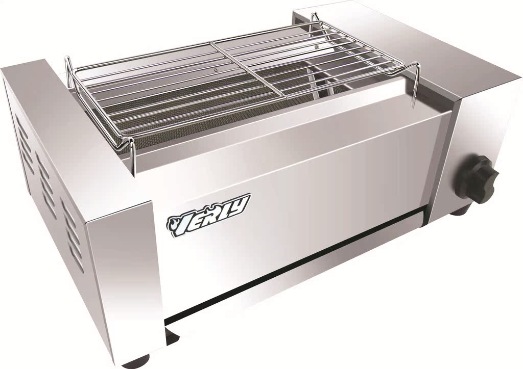 小吃休闲设备/汇利无烟烧烤炉燃气烧烤机炉