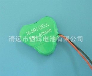 Ni-Mh Button 80MAH Battery 3.6V/Button Battery/Small Current Rechargeable Battery