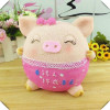 13141可爱大头猪猪树脂储蓄罐 存钱罐 摆件 礼物 工艺品混发