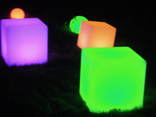 LED发光方凳 20/30/40mm发光方凳 LED发光家具 LED发光球