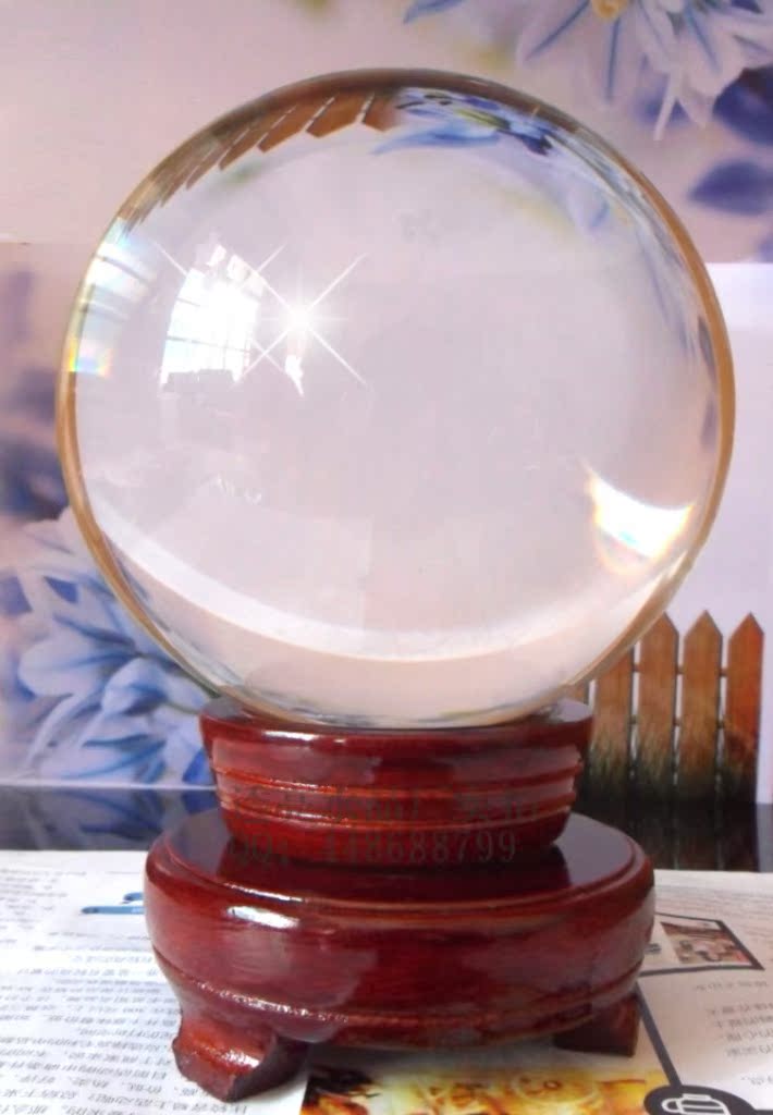 水晶球摆件 正品100水晶球摆件 人造定制大** 创意水晶.