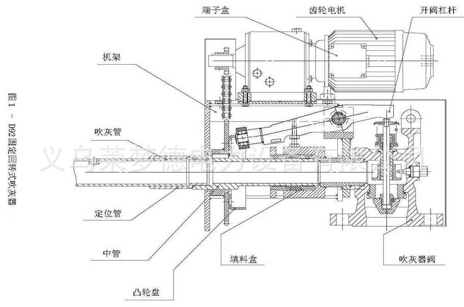 厂销莱梦德炉膛吹灰器炉墙接口箱(负压)lmd-v04-8-0