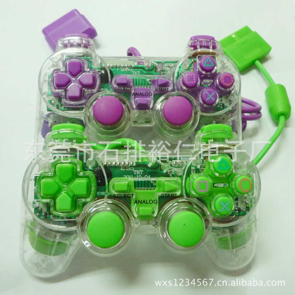 有线手柄_PS2有线手柄PS2软性线路板原装IC