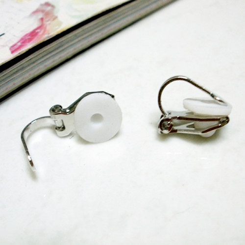 工厂批发三角耳夹无挂款 软垫耳夹配件diy无耳洞耳夹耳饰耳环