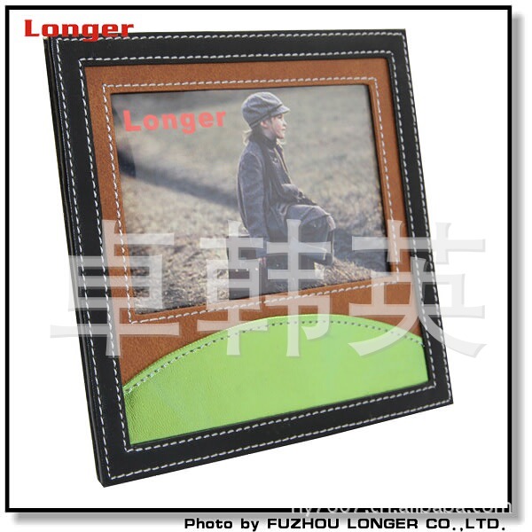 时尚家居好礼 高档皮革相框 可制作相框logo lg5034