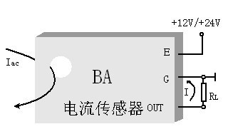 上海安科瑞BA50L-AI/I剩余电流传感器厂家直销