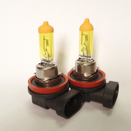 汽车黄金眼灯泡 黄金光灯泡 纯黄汽车卤素大灯泡 汽车黄金光灯泡