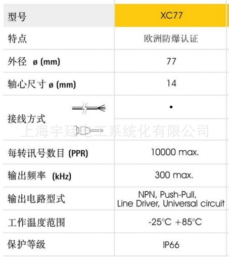 供应矿井专用防爆编码器XAC77/XC77---欧洲防爆认证  d ⅡC T6 防爆编码器,矿井编码器,绝对编码器,旋转编码器,总线编码器