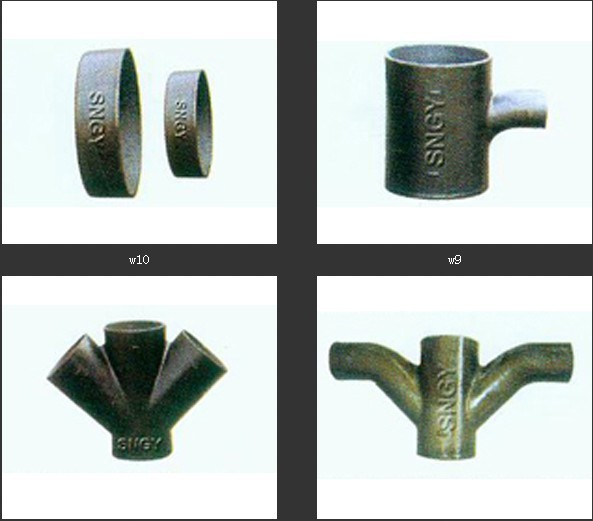 供应w型 a型 b型柔性铸铁管管件