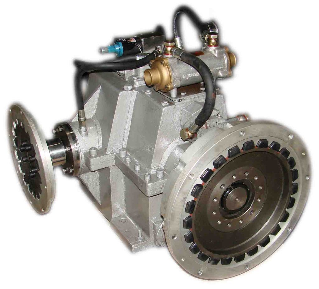 供应液压离合增速箱stl320zc(主机轴带发电专用齿轮箱)角传动式