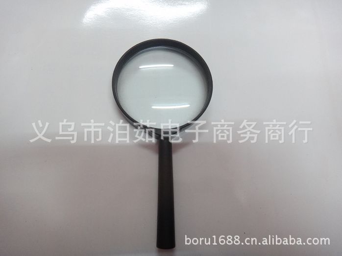 玻璃90mm放大镜 学生老人手持读书看报阅读工具批发 教学仪器