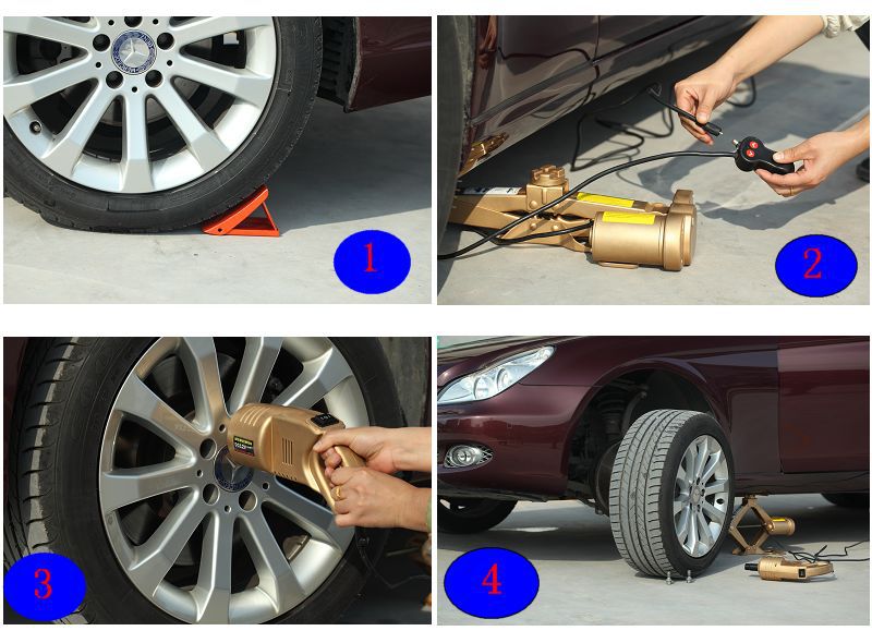 zs 12v 汽车电动扳手电风炮汽车换胎轮胎扳手车用应急维修换胎