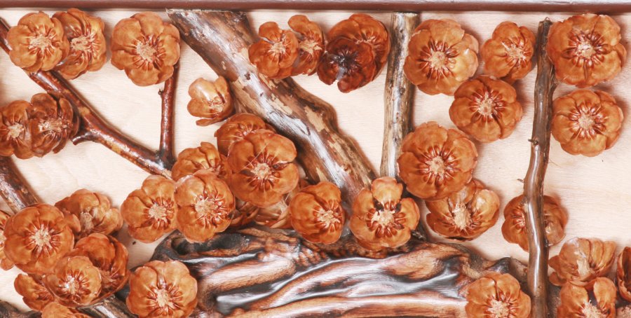 d 核桃风景画 大师手工作品 家