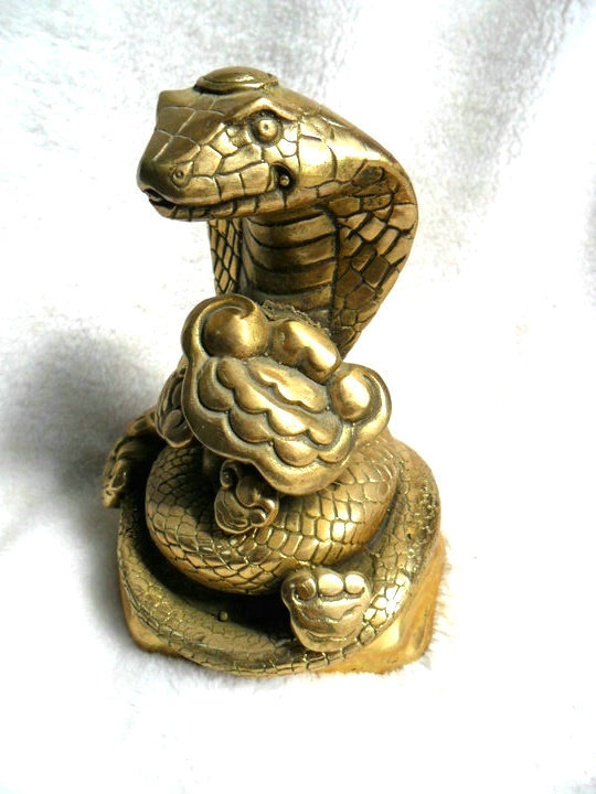 蛇摆件_风水铜蛇摆件 纯铜如意蛇 生肖蛇 有求必应