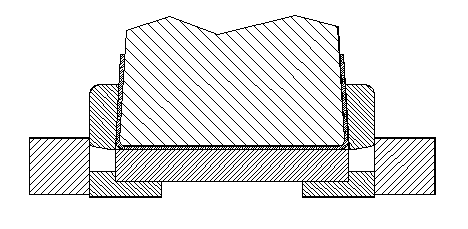 翻板模折弯成形方法 翻板模使用场合:折弯高度高,折弯内r大,产品有较