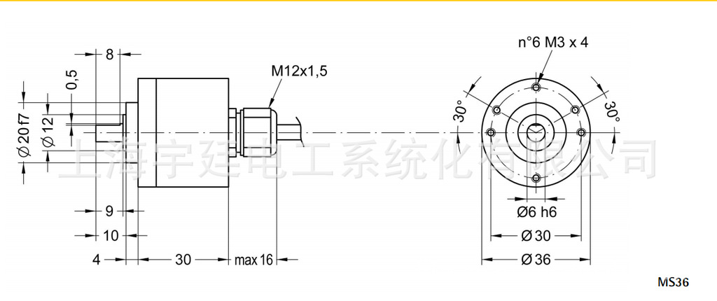 江苏供应欧洲意大利莱卡（LIKA）磁性编码器MS36-MSC36 C50,I58,莱卡,LIKA,编码器