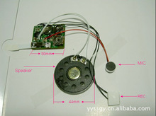 生产定制贺卡录音机芯 ic线路单音音乐闪光芯片 语音模块