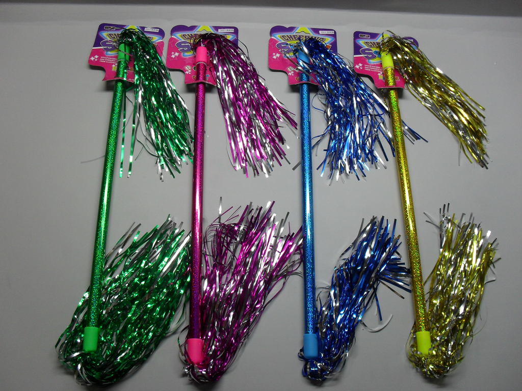 拉拉队用品 比赛场中场休息 足球宝贝助威道具 啦啦花 啦啦棒