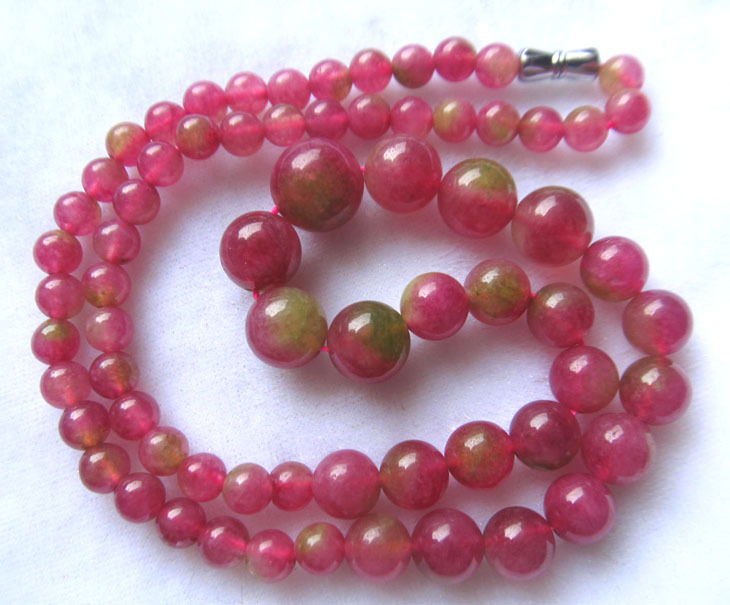 批发供应天然西瓜晶全家福项链