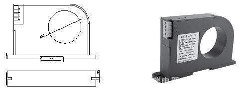 上海安科瑞BA50L-AI/I剩余电流传感器厂家直销