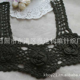 钩毛衣领子花边_钩毛衣领子花边价格_钩毛衣
