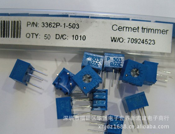 主营原装/bourns微调电位器 3362p-1-502 3362p-1