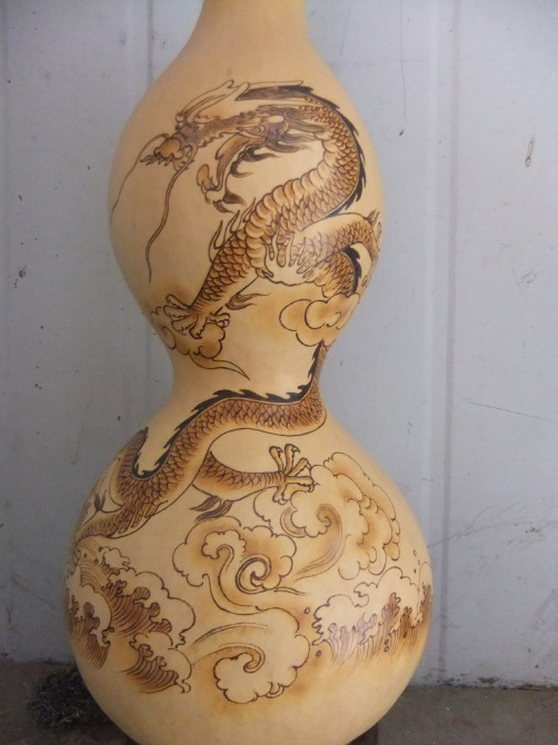 种植葫芦烙画大葫芦烙画龙
