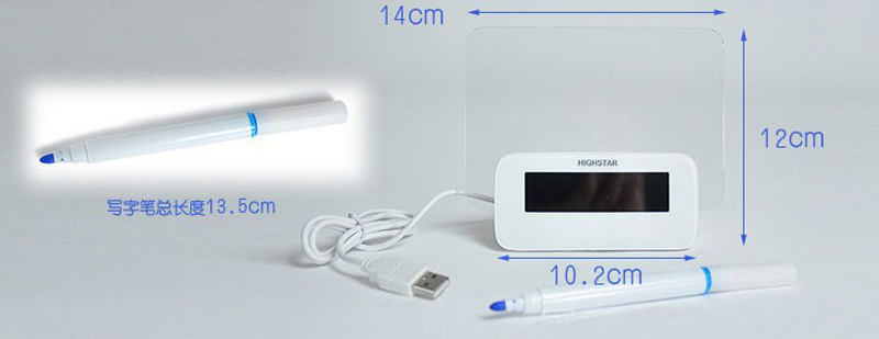 厂家直销好时达浪漫led荧光留言板创意闹钟 个性时尚送礼电子时钟14