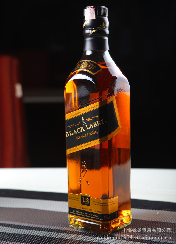 供应洋酒 黑方 苏格兰威士忌 尊尼获加黑牌 威士忌