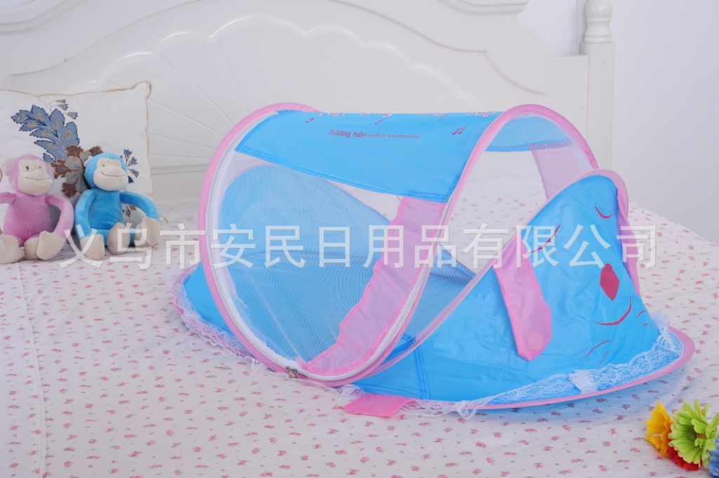 Installation-Free Foldable Babies' Mosquito Net/Bottom Yurt Mosquito Net/Bottom Foldable Mosquito Net Factory Direct Sales