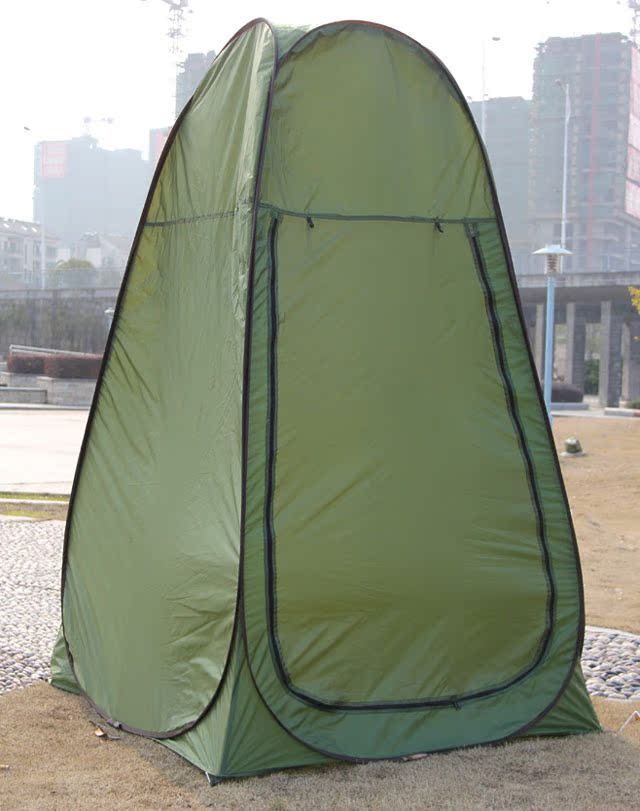 自动弹开更衣帐篷 沐浴帐篷 户外移动厕所