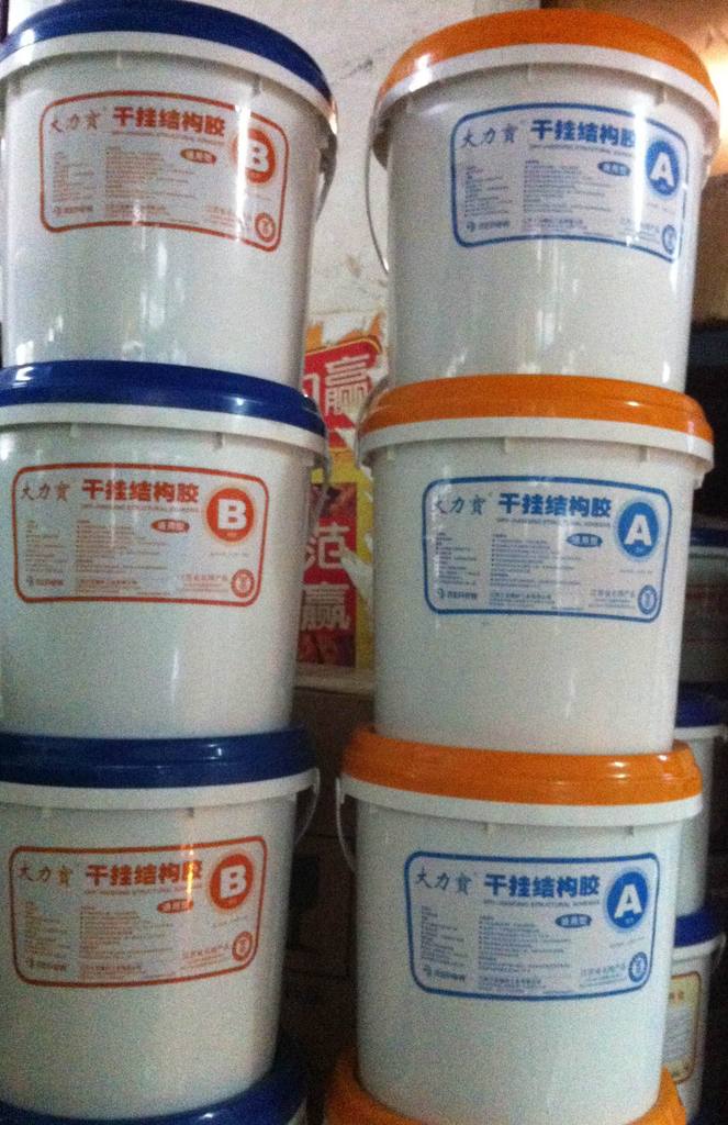 优惠批发 粘接力石材干挂胶 ab胶 大力宝干挂结构胶20l 幕墙材料