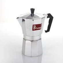 意大利铝制摩卡壶 八角咖啡壶 家用煮咖啡 食用铝材