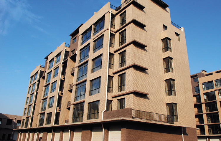 厂家直供 优质咖啡色外墙劈开砖 陶土劈开砖 60*240mm