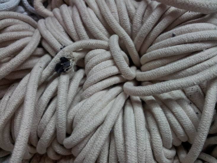 厂家批发10mm包芯本白色棉绳八股棉绳三股棉绳