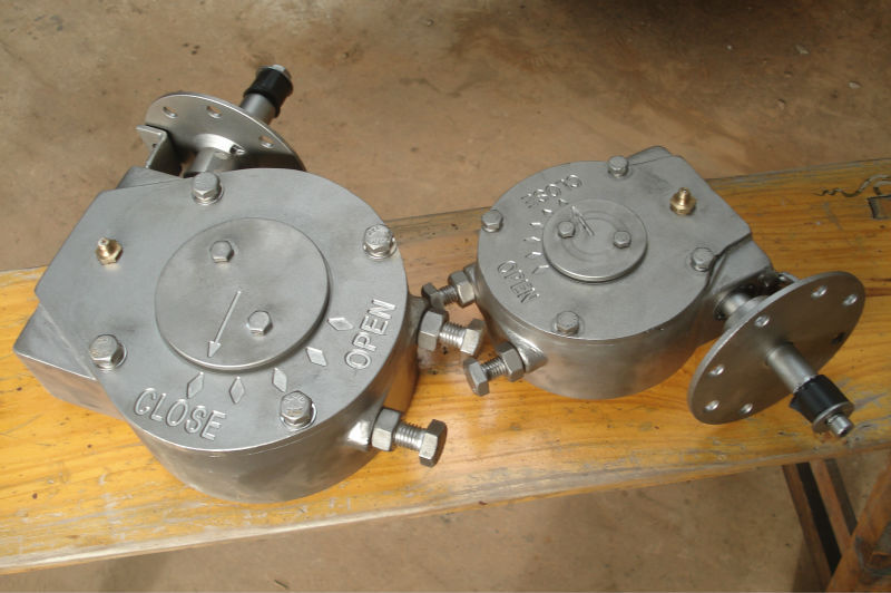 【球阀,蝶阀】304不锈钢涡轮头齿轮箱蜗轮箱-阿里巴巴