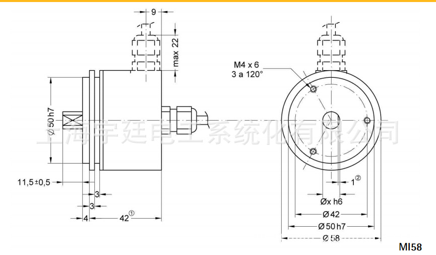欧洲意大利莱卡（LIKA）磁性编码器MI58-MI58S 绝对型编码器,总线型编码器,并口输出编码器,防爆型编码器,直线位移测量编码器