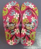 factory Direct selling colour printing EVA advertisement customized LOGO flip flops Korean Edition slipper