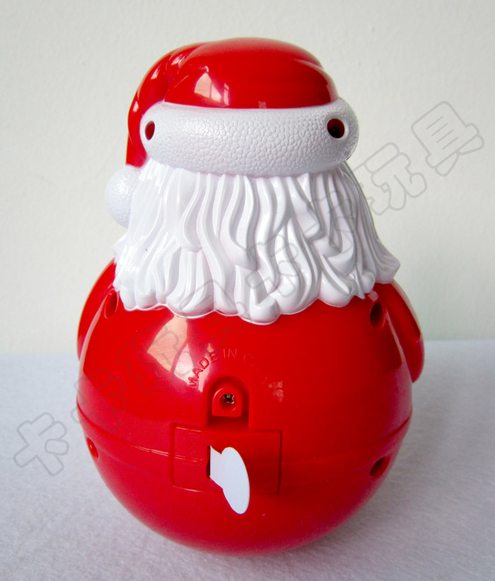 3109圣诞老人不倒翁带音乐灯光20首圣