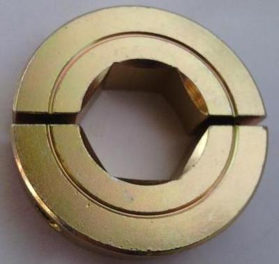 新款六角孔双槽槽轴套 不锈钢固定套环 机械精密零件来图定制