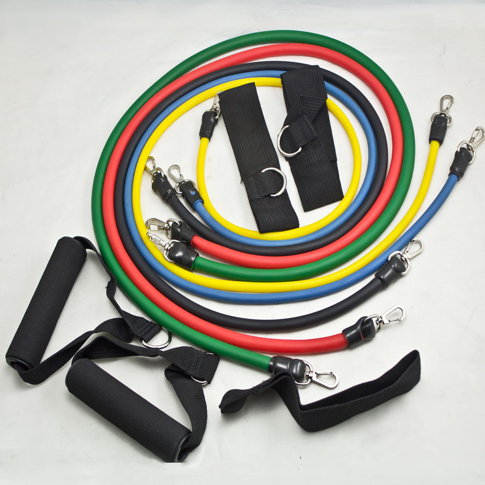 乳胶管拉力器乳胶拉力绳弹力绳阻力绳力量训练健身器材家用