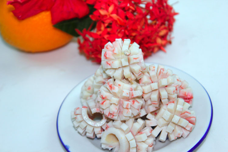 平海腰花肠开花桂花肠速冻食品火锅小吃麻辣烫代理