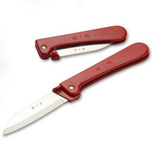 杭州张小泉水刀剪果刀便携折刀不锈钢塑柄家用厨房刀SK-2 小号