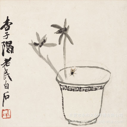 【图】【高仿复制中国历代书画珍品】齐白石 兰_国画_列表网