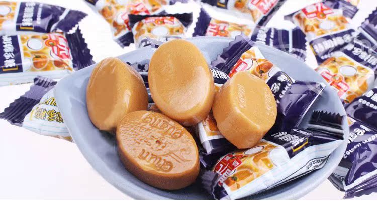 海南特产 正宗春光特制椰子糖 独立小包装食品单包5斤价喜糖果