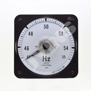 厂家直销 ls110-hz频率表/指针式圆形船用频率表45-55hz