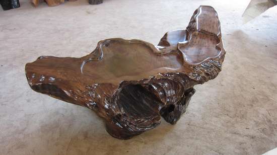 台类 【专业品质】供应做工优质阴沉木香樟台 价 开发千年古沉木(乌木