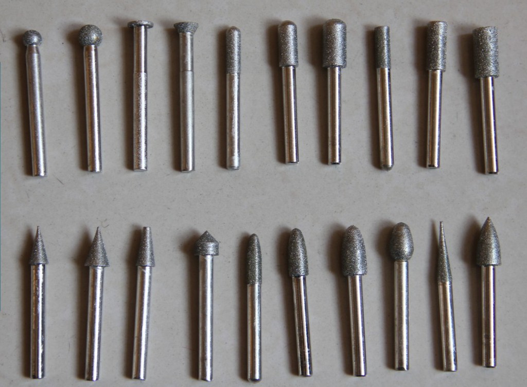 6mm金刚石磨头 20支套装