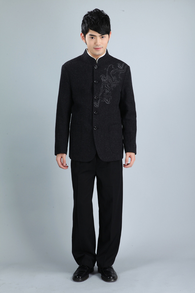 批发男士唐装2353-3款中山装批发,新
